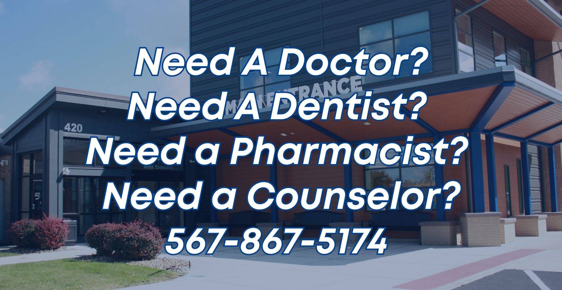 Schedule an appointment at the Erie County Community Health Center in Sandusky, Ohio.